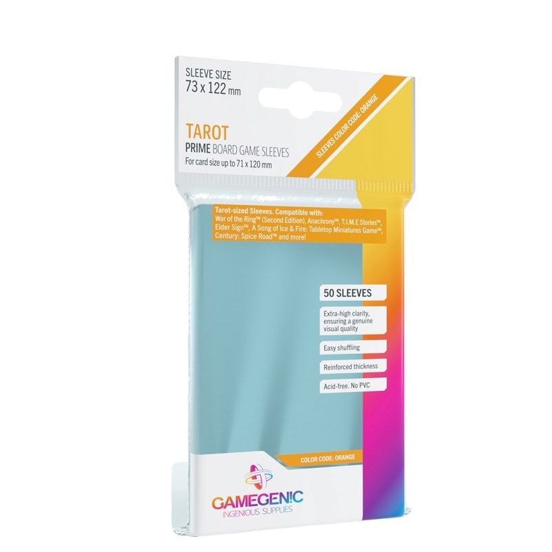 Image for GameGenic Prime Board Game Sleeves - Tarot (50-Pack) - Card Sleeves