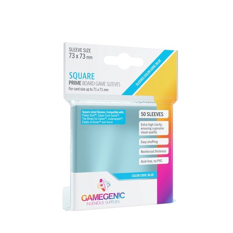 Image for GameGenic Prime Board Game Sleeves - Square (50-Pack) - Card Sleeves
