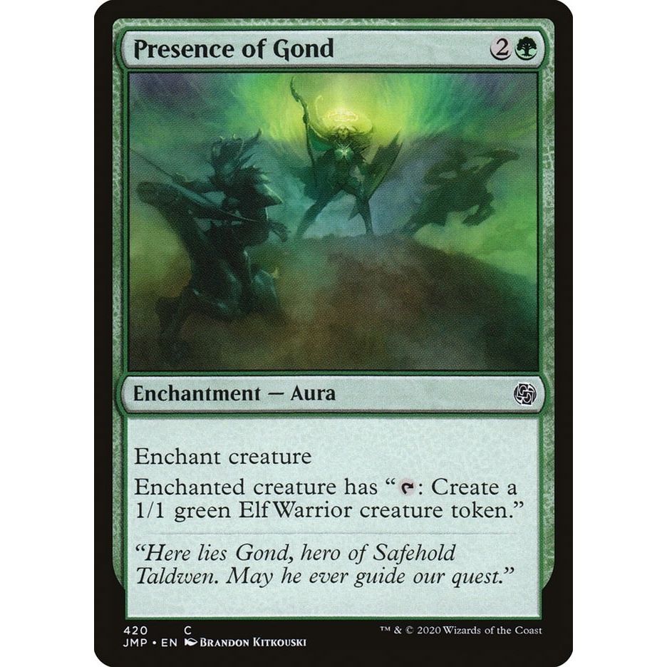 Image for Presence of Gond (420) (JMP) - Magic: The Gathering