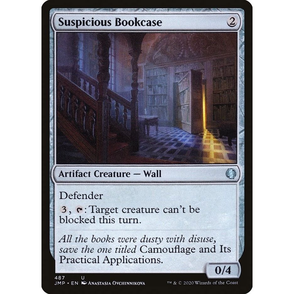 Image for Suspicious Bookcase (487) (JMP) - Magic: The Gathering