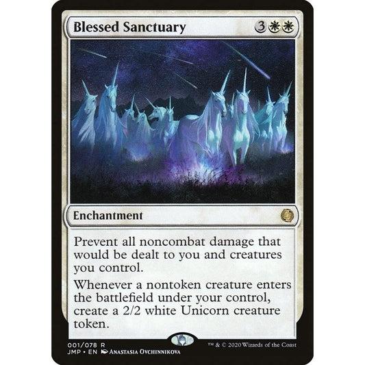 Image for Blessed Sanctuary (1) (JMP) - Magic: The Gathering