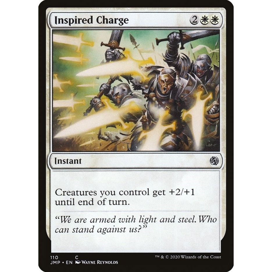 Image for Inspired Charge (110) (JMP) - Magic: The Gathering