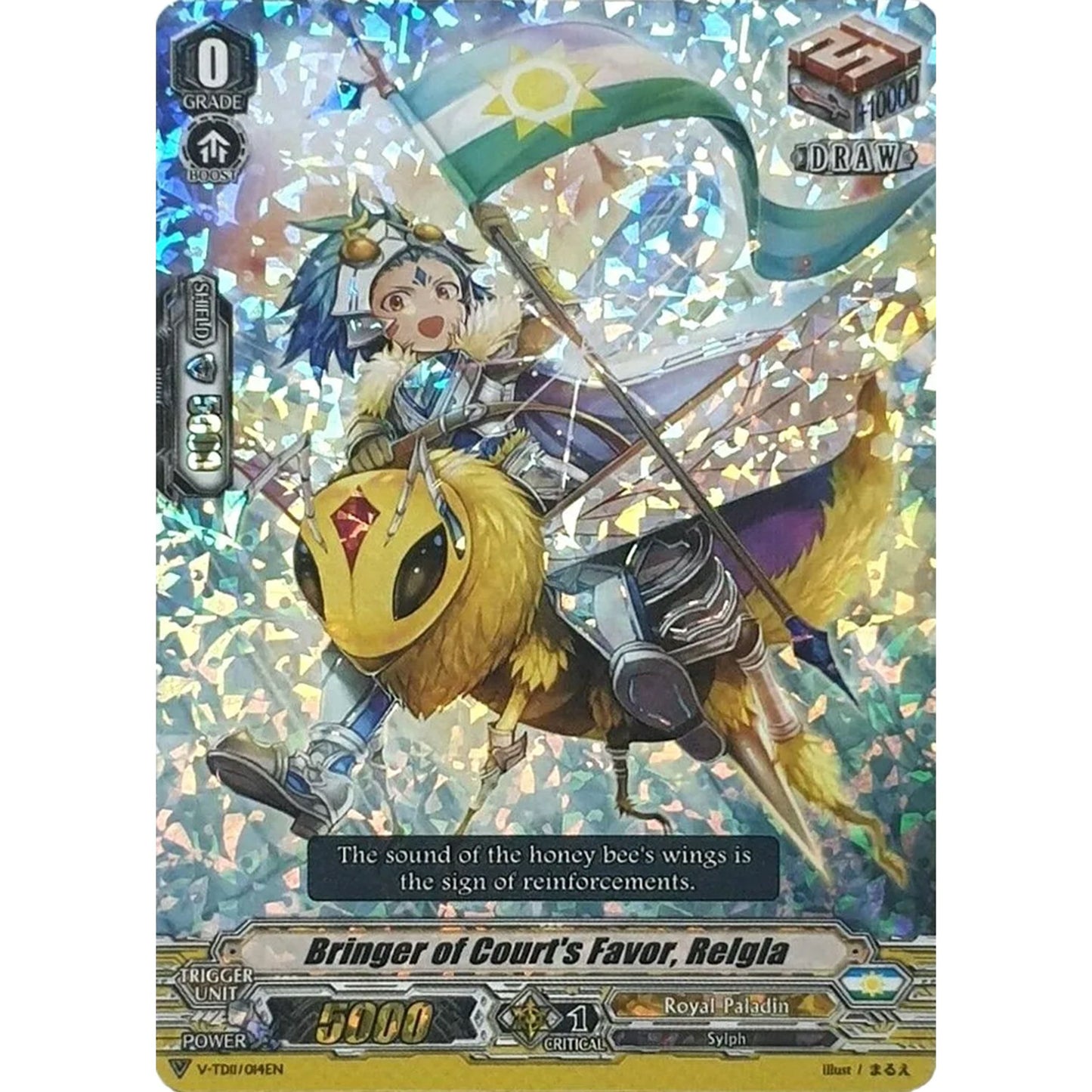 Image for Bringer of Court's Favor, Relgla (RRR Foil) (V-TD11/014EN) (V-TD11) - Cardfight Vanguard