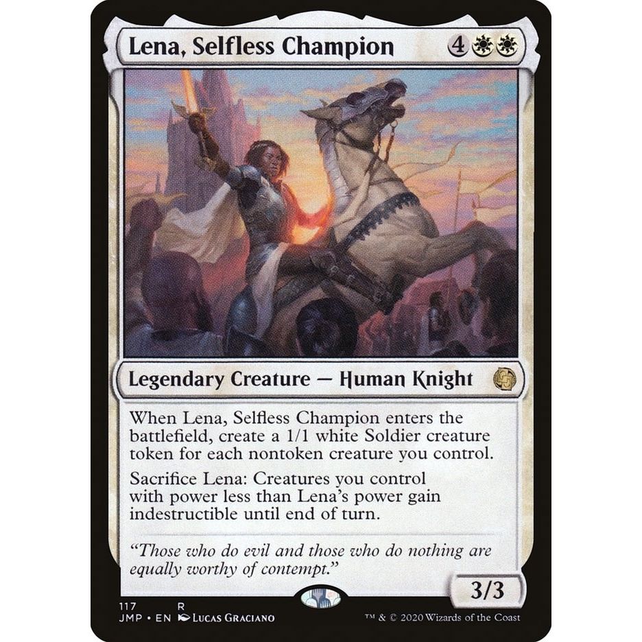 Image for Lena, Selfless Champion (117) (JMP) - Magic: The Gathering