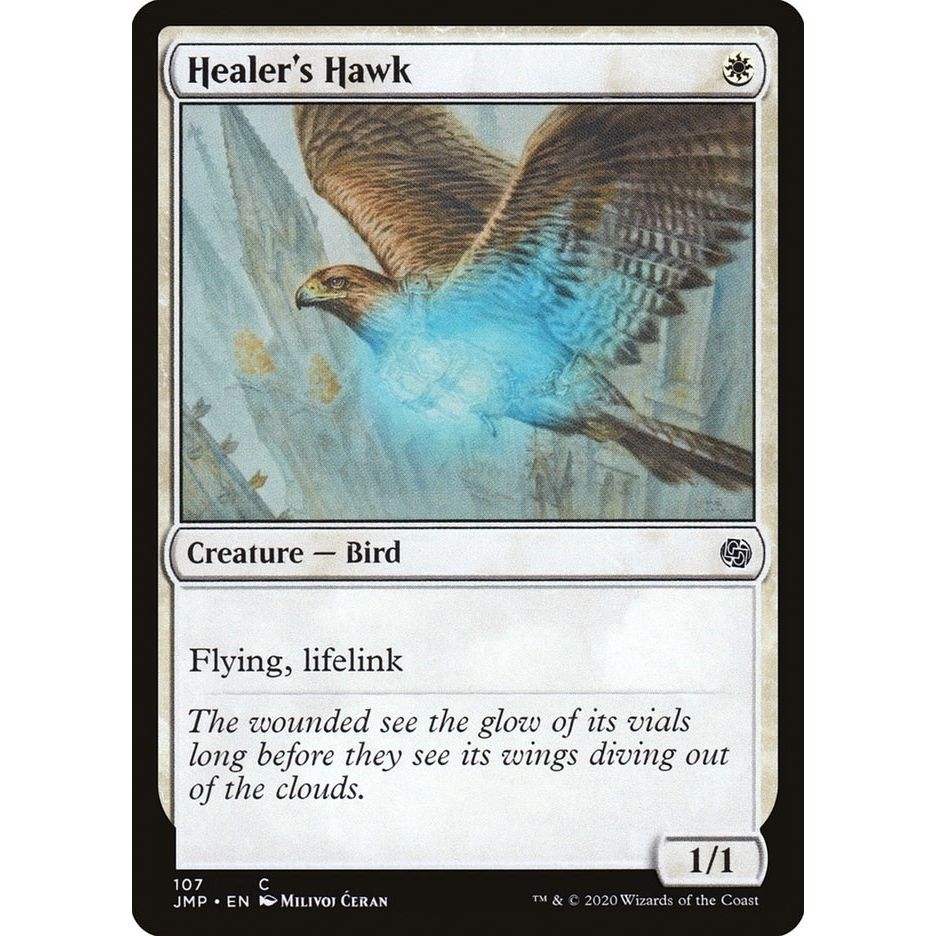 Image for Healer's Hawk (107) (JMP) - Magic: The Gathering