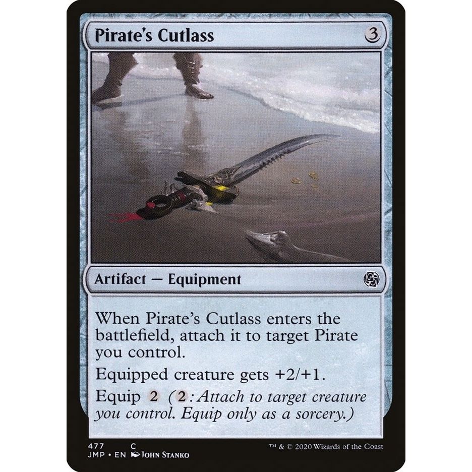 Image for Pirate's Cutlass (477) (JMP) - Magic: The Gathering