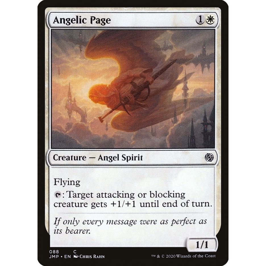 Image for Angelic Page (88) (JMP) - Magic: The Gathering