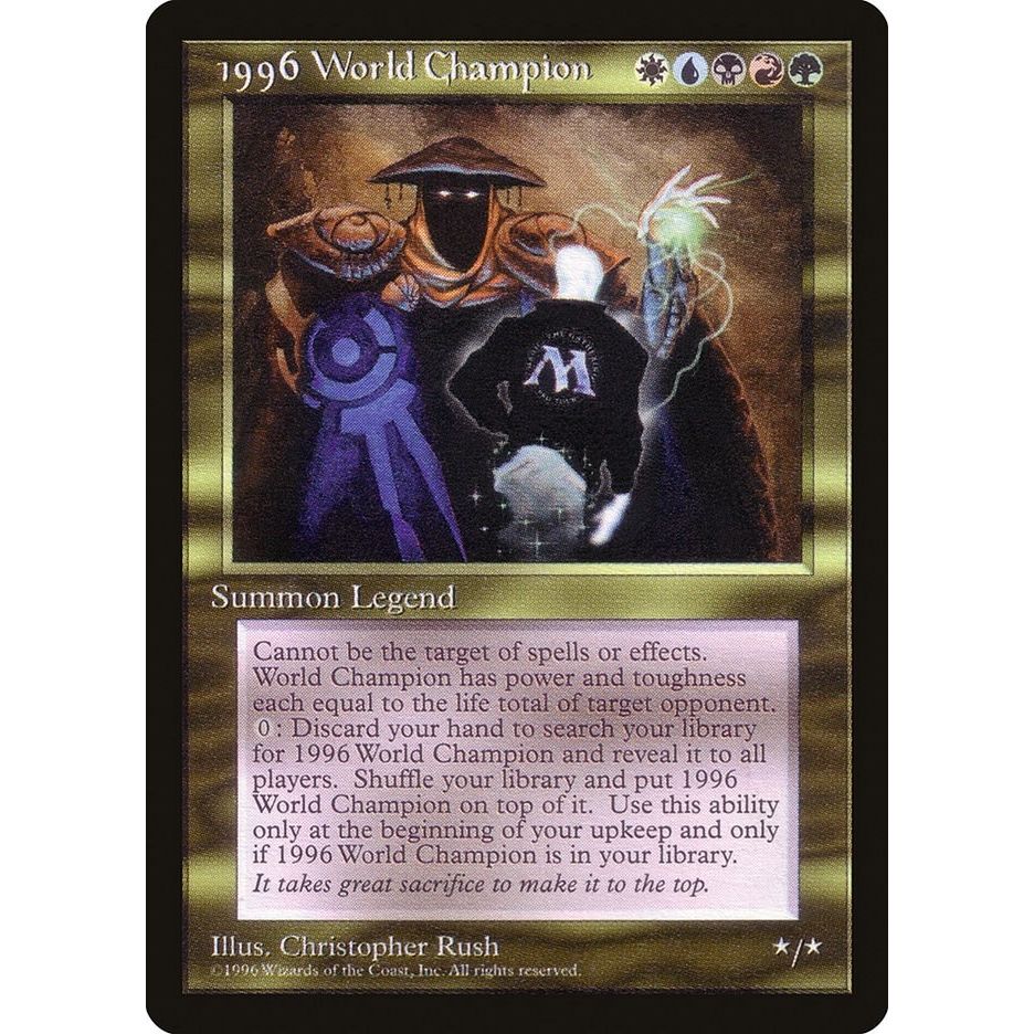Image for 1996 World Champion (SPECIAL) - Magic: The Gathering
