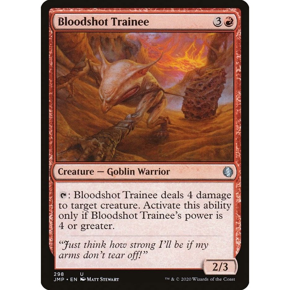 Image for Bloodshot Trainee (298) (JMP) - Magic: The Gathering