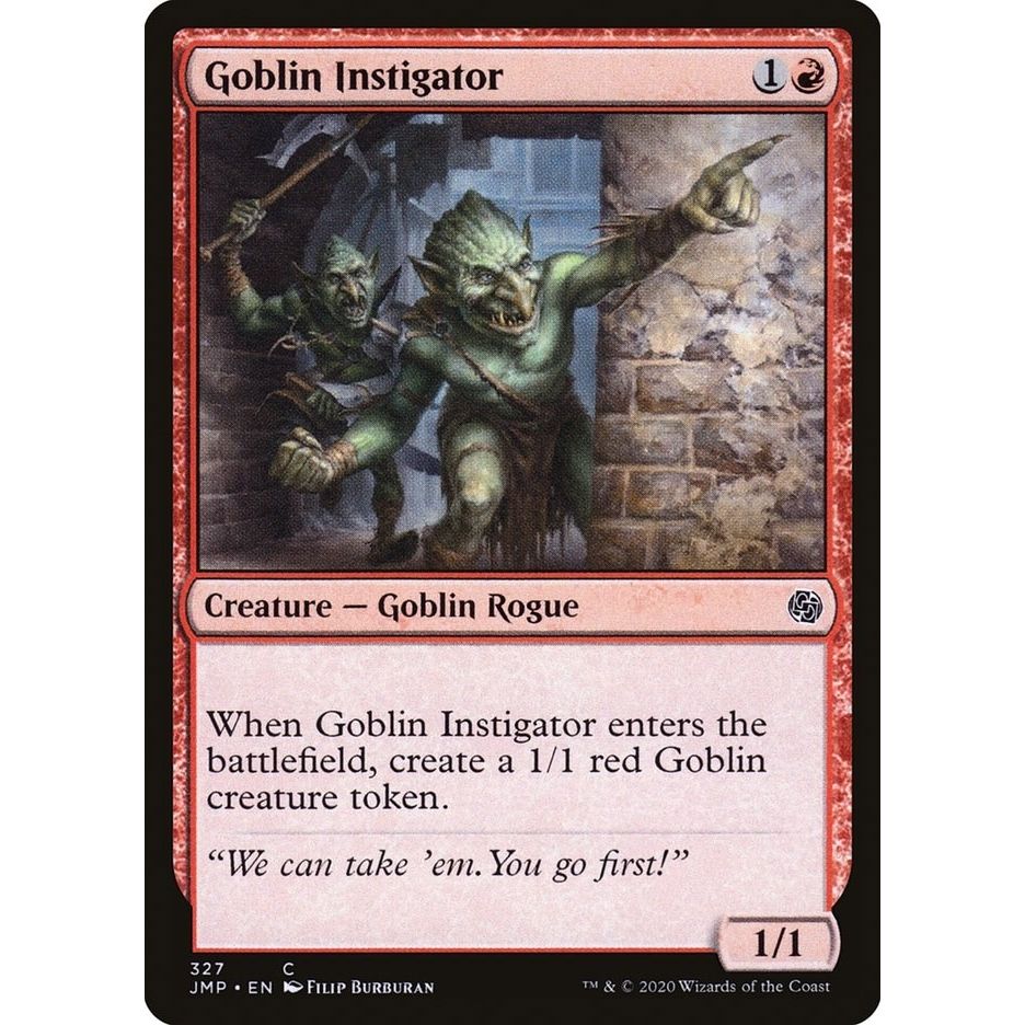 Image for Goblin Instigator (327) (JMP) - Magic: The Gathering