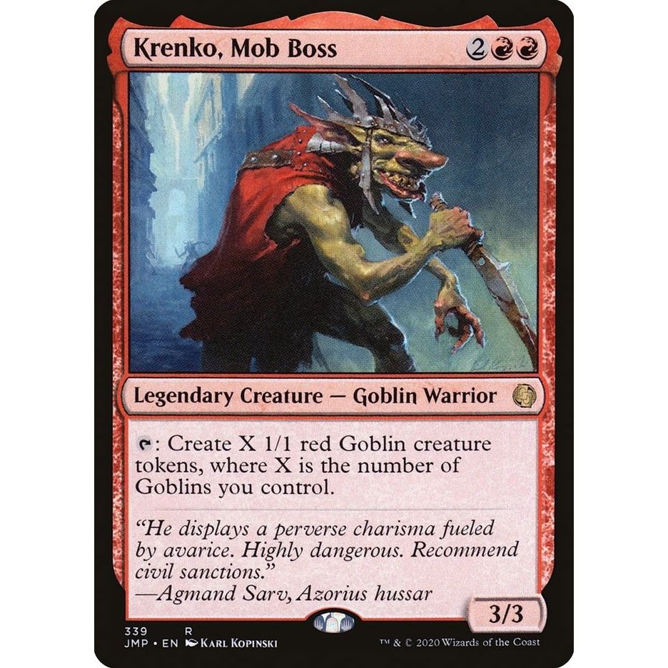 Image for Krenko, Mob Boss (339) (JMP) - Magic: The Gathering