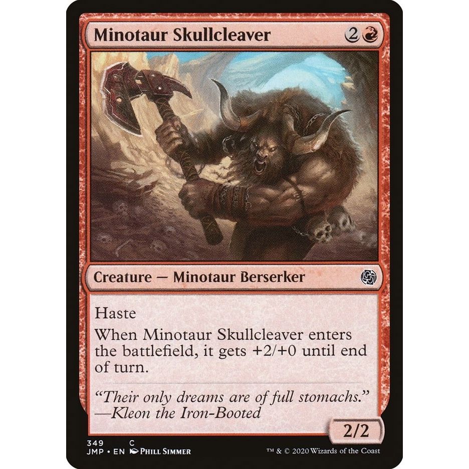 Image for Minotaur Skullcleaver (349) (JMP) - Magic: The Gathering