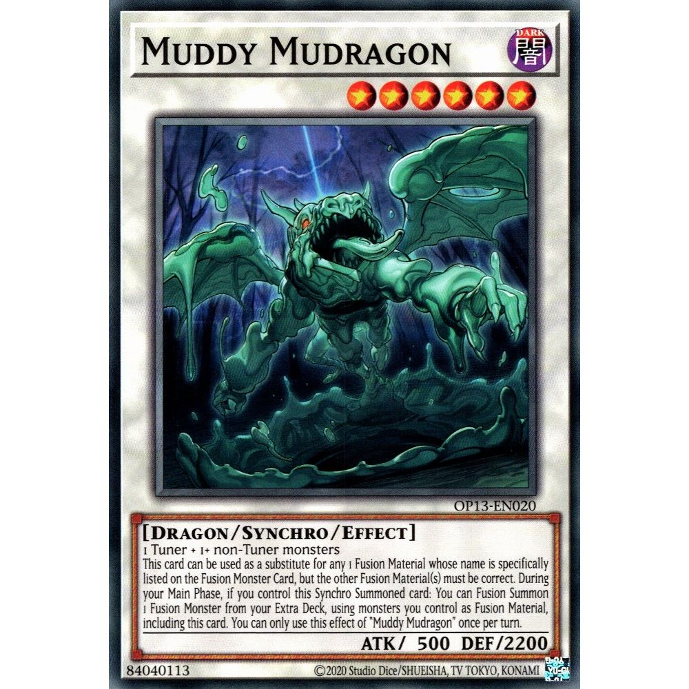 Image for Muddy Mudragon (OP13-EN020) (OP13) - YuGiOh