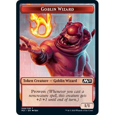 Image for Goblin Wizard Token (8) (M21) - Magic: The Gathering