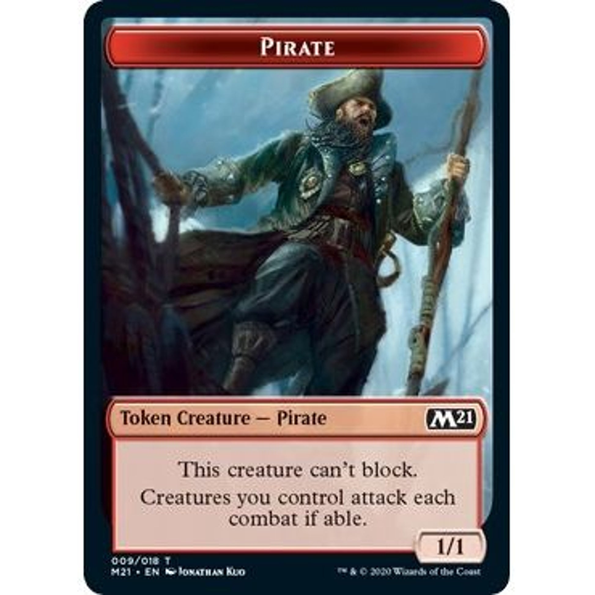 Image for Pirate Token (9) (M21) - Magic: The Gathering