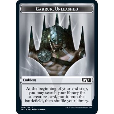 Image for Emblem - Garruk, Unleashed (17) (M21) - Magic: The Gathering