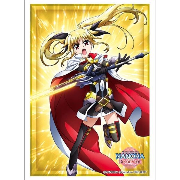 Image for Bushiroad Sleeve Collection HG Vol.2474: Magical Girl Lyrical Nanoha Detonation - Fate T. Harlaown(60-Pack) - Card Sleeves