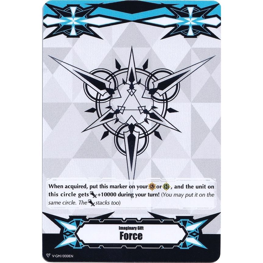 Image for Imaginary Gift [Force] // [Force II] Double-sided Gift Marker (V-GM/0001EN // V-GM2/0001EN) (V-GM) - Cardfight Vanguard