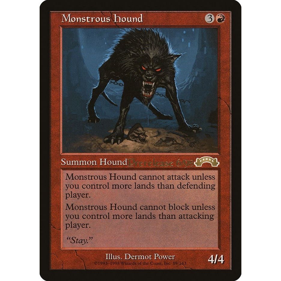Image for Monstrous Hound (3) (PRE) - Magic: The Gathering
