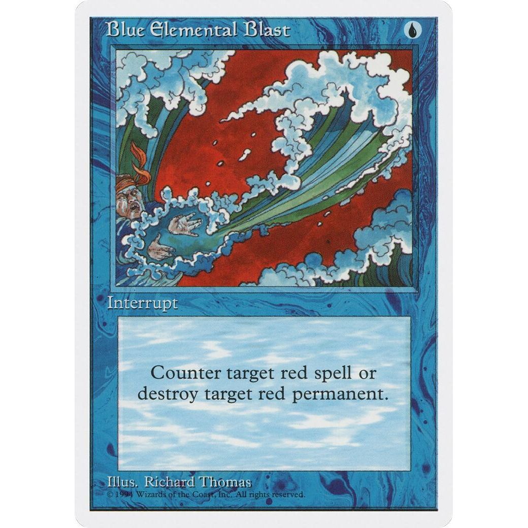 Image for Blue Elemental Blast (MEDIA) - Magic: The Gathering