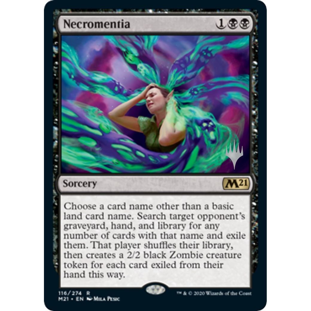 Image for Necromentia (116) (PPM21) - Magic: The Gathering
