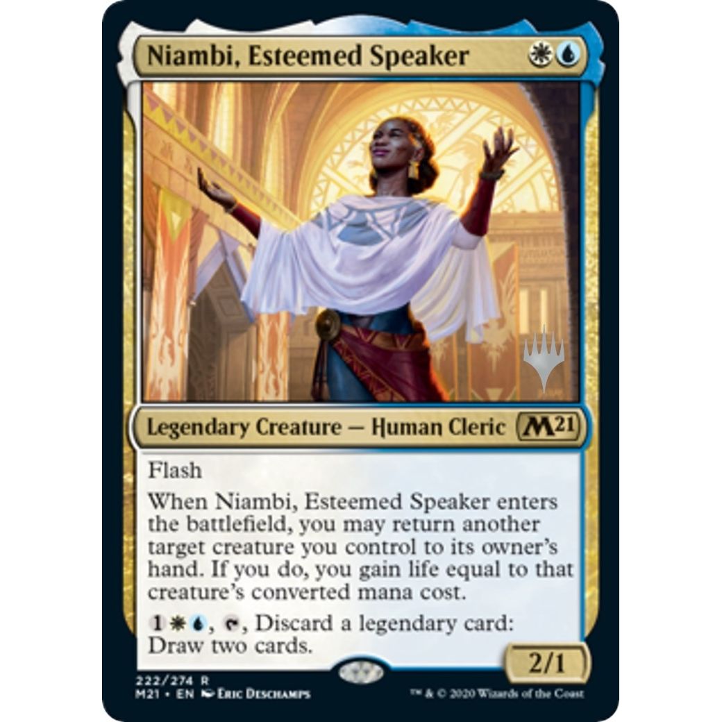 Image for Niambi, Esteemed Speaker (222) (PPM21) - Magic: The Gathering