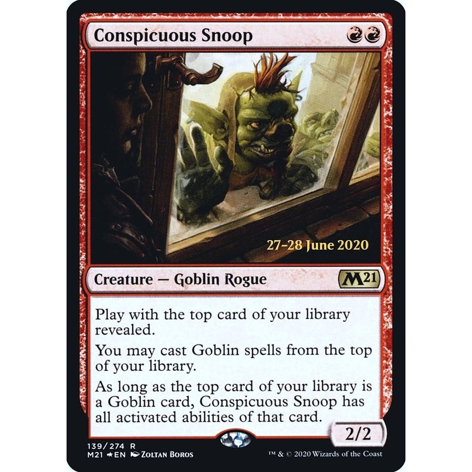 Image for Conspicuous Snoop (139) (PRE) - Magic: The Gathering