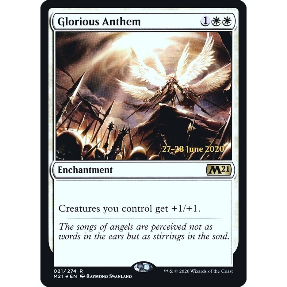Image for Glorious Anthem (21) (PRE) - Magic: The Gathering