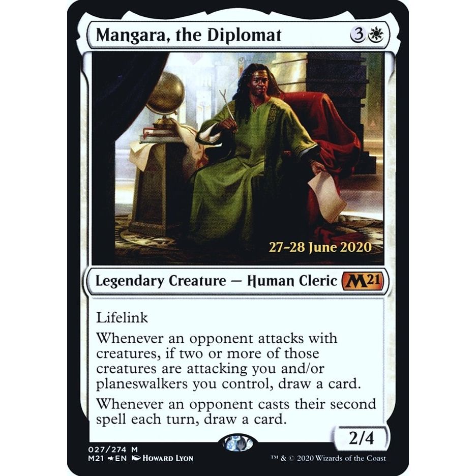 Image for Mangara, the Diplomat (27) (PRE) - Magic: The Gathering