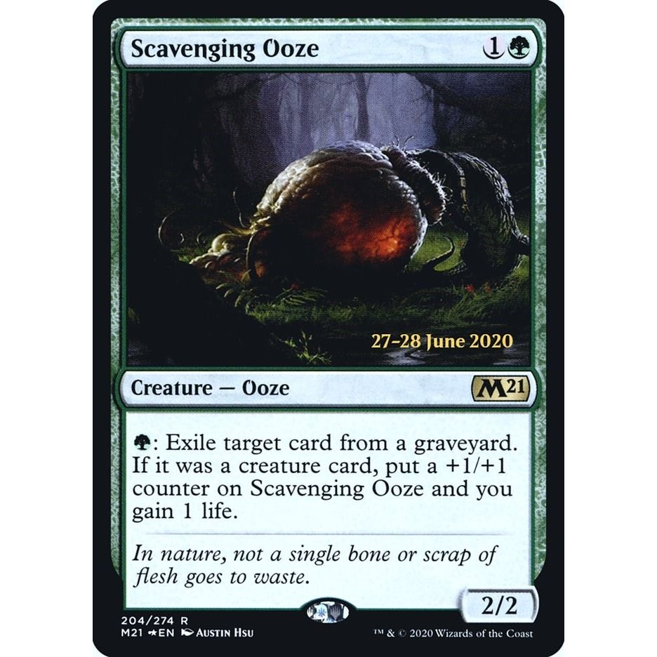 Image for Scavenging Ooze (M21) (204) (PRE) - Magic: The Gathering