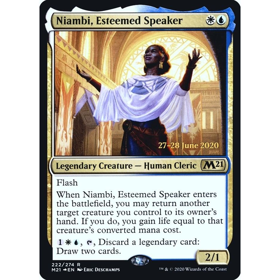 Image for Niambi, Esteemed Speaker (222) (PRE) - Magic: The Gathering