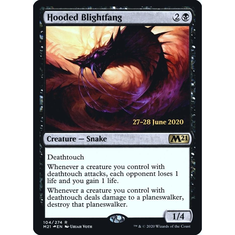 Image for Hooded Blightfang (104) (PRE) - Magic: The Gathering
