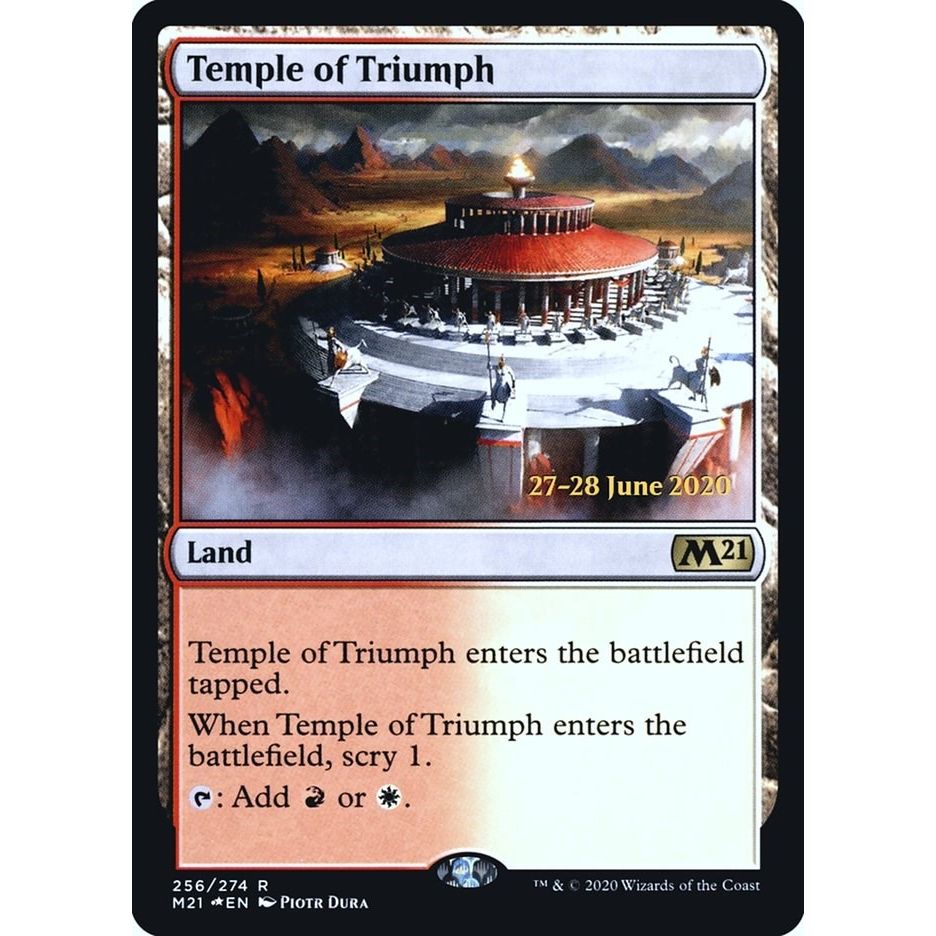 Image for Temple of Triumph (M21) (256) (PRE) - Magic: The Gathering