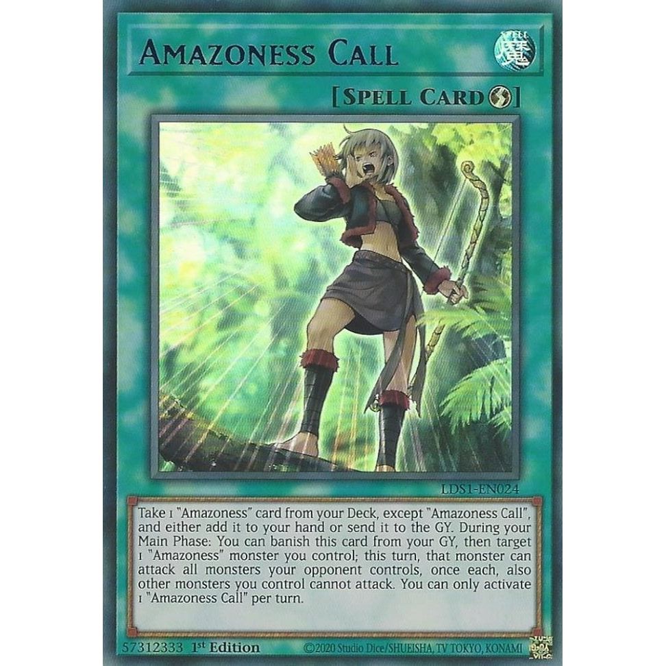 Image for Amazoness Call (Blue) (LDS1-EN024) (LDS1) - YuGiOh