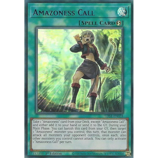Image for Amazoness Call (Blue) (LDS1-EN024) (LDS1) - YuGiOh
