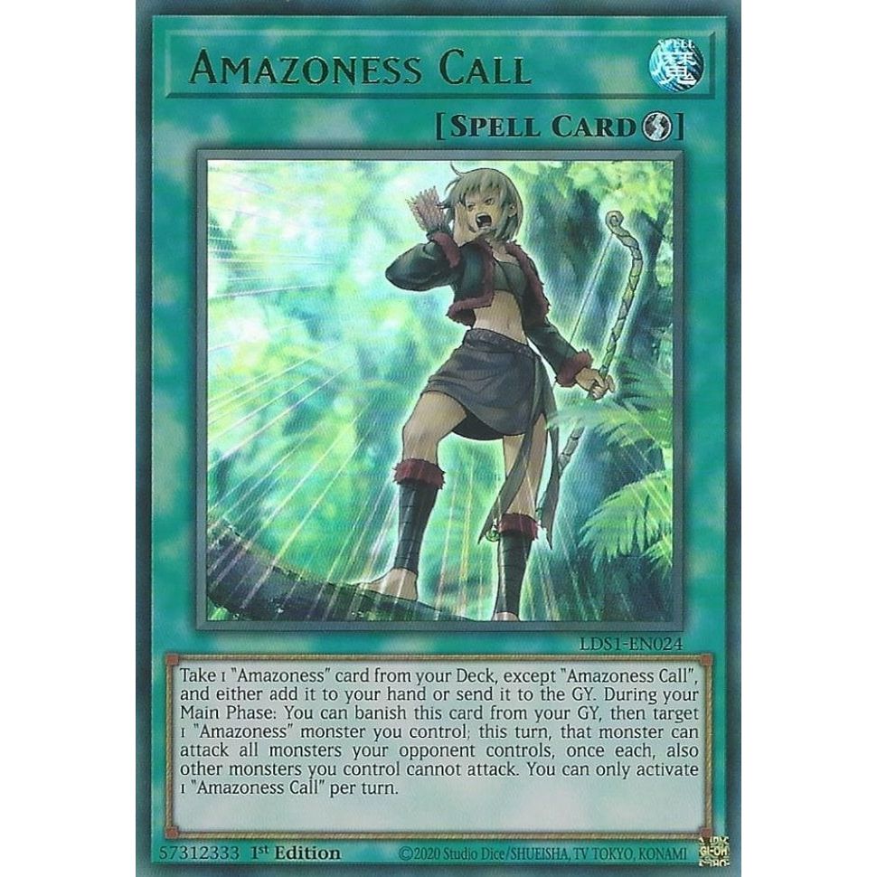 Image for Amazoness Call (Green) (LDS1-EN024) (LDS1) - YuGiOh