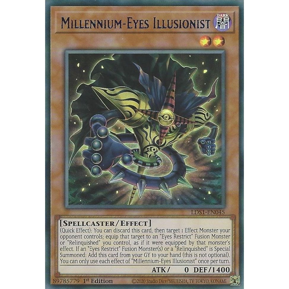 Image for Millennium-Eyes Illusionist (Blue) (LDS1-EN045) (LDS1) - YuGiOh