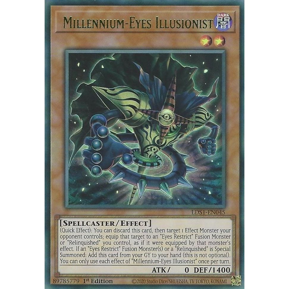 Image for Millennium-Eyes Illusionist (Green) (LDS1-EN045) (LDS1) - YuGiOh