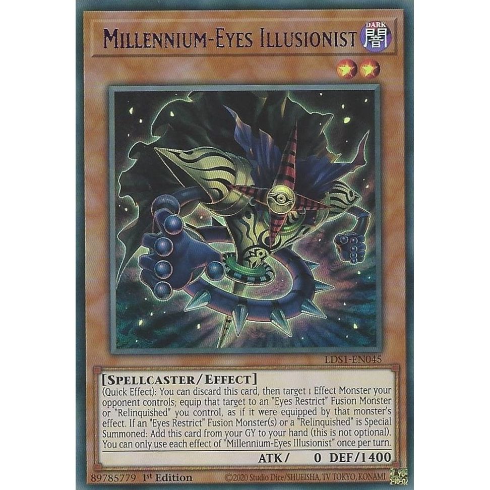 Image for Millennium-Eyes Illusionist (Purple) (LDS1-EN045) (LDS1) - YuGiOh