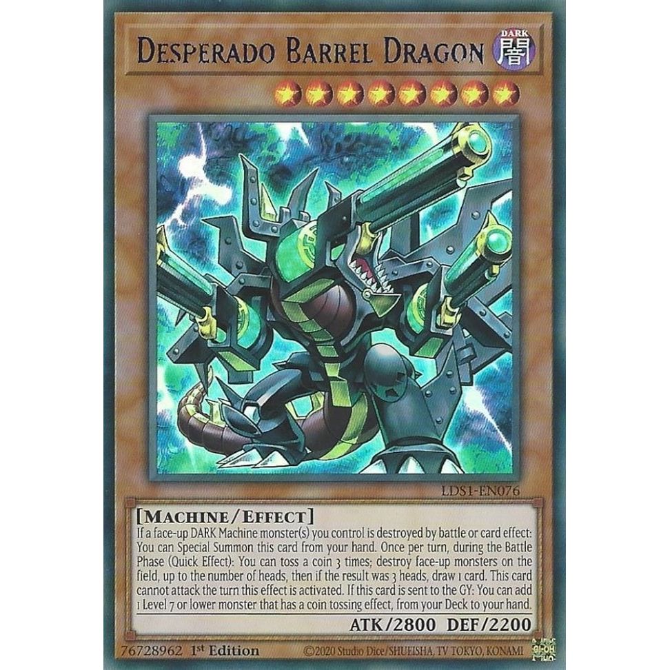 Image for Desperado Barrel Dragon (Blue) (LDS1-EN076) (LDS1) - YuGiOh