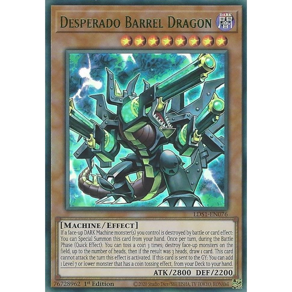 Image for Desperado Barrel Dragon (Green) (LDS1-EN076) (LDS1) - YuGiOh
