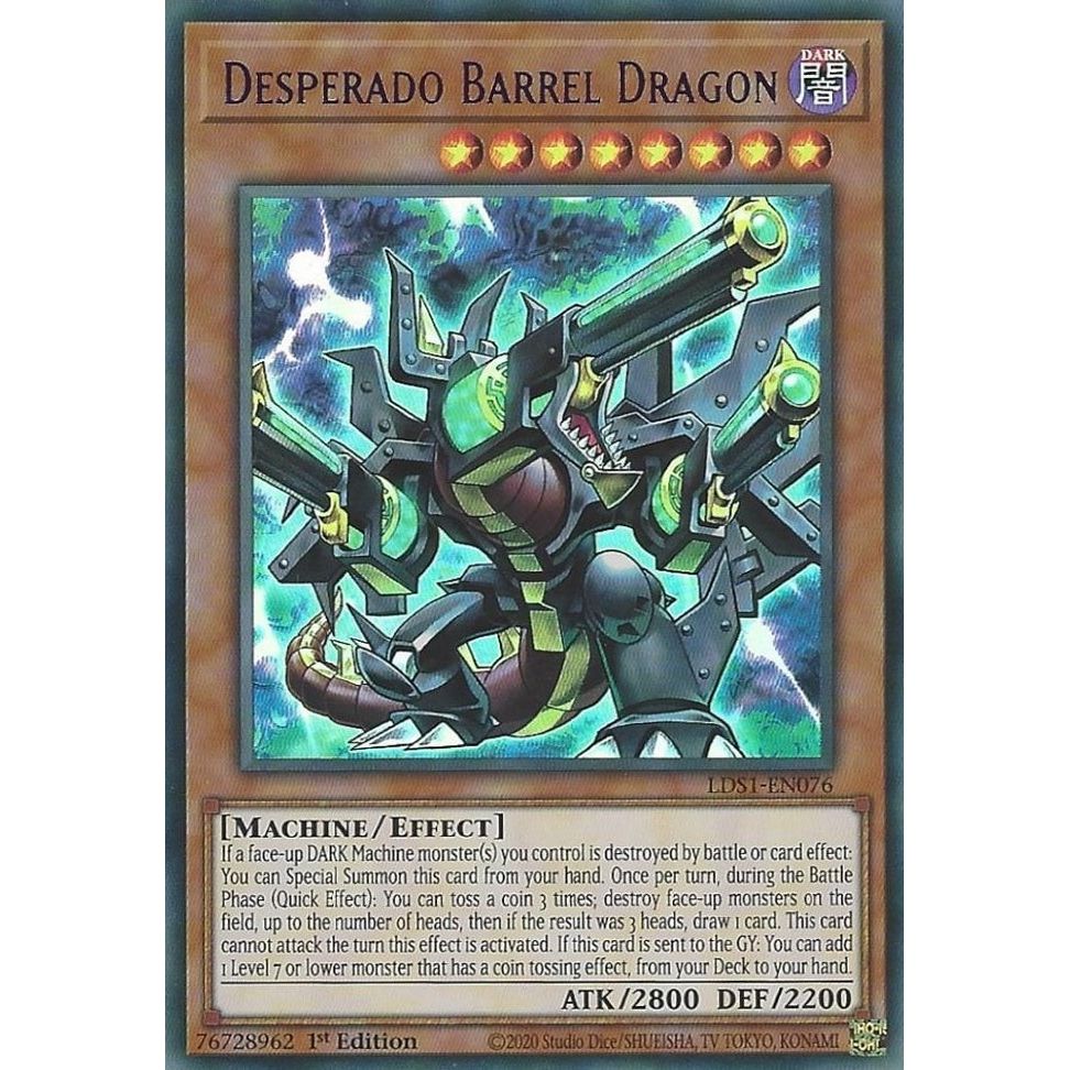 Image for Desperado Barrel Dragon (Purple) (LDS1-EN076) (LDS1) - YuGiOh