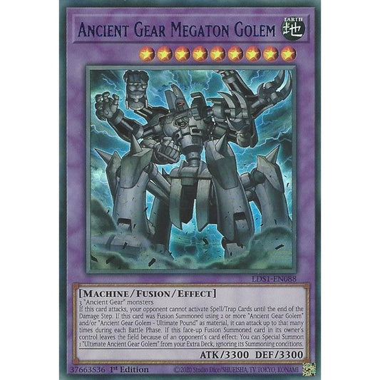 Image for Ancient Gear Megaton Golem (Blue) (LDS1-EN088) (LDS1) - YuGiOh