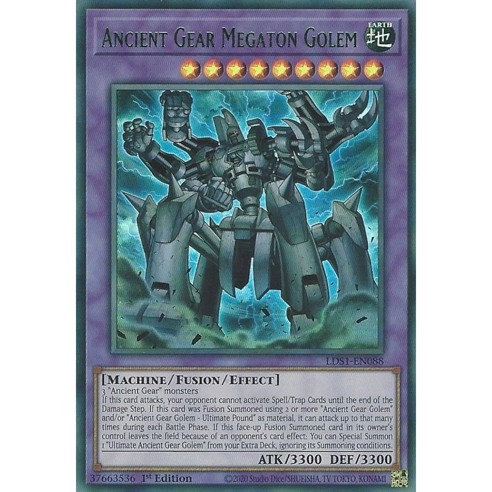 Image for Ancient Gear Megaton Golem (Green) (LDS1-EN088) (LDS1) - YuGiOh