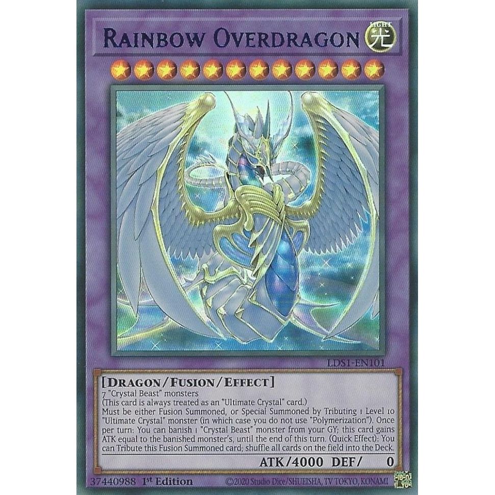 Image for Rainbow Overdragon (Blue) (LDS1-EN101) (LDS1) - YuGiOh