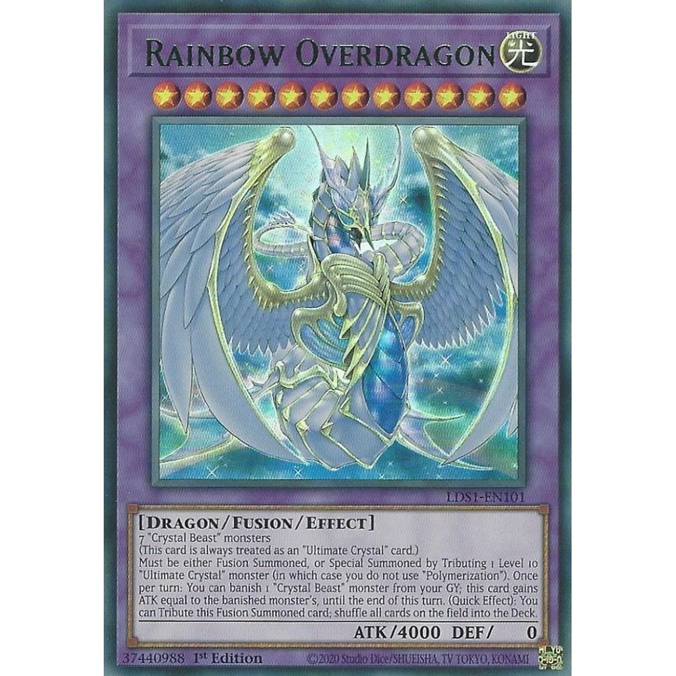 Image for Rainbow Overdragon (Green) (LDS1-EN101) (LDS1) - YuGiOh