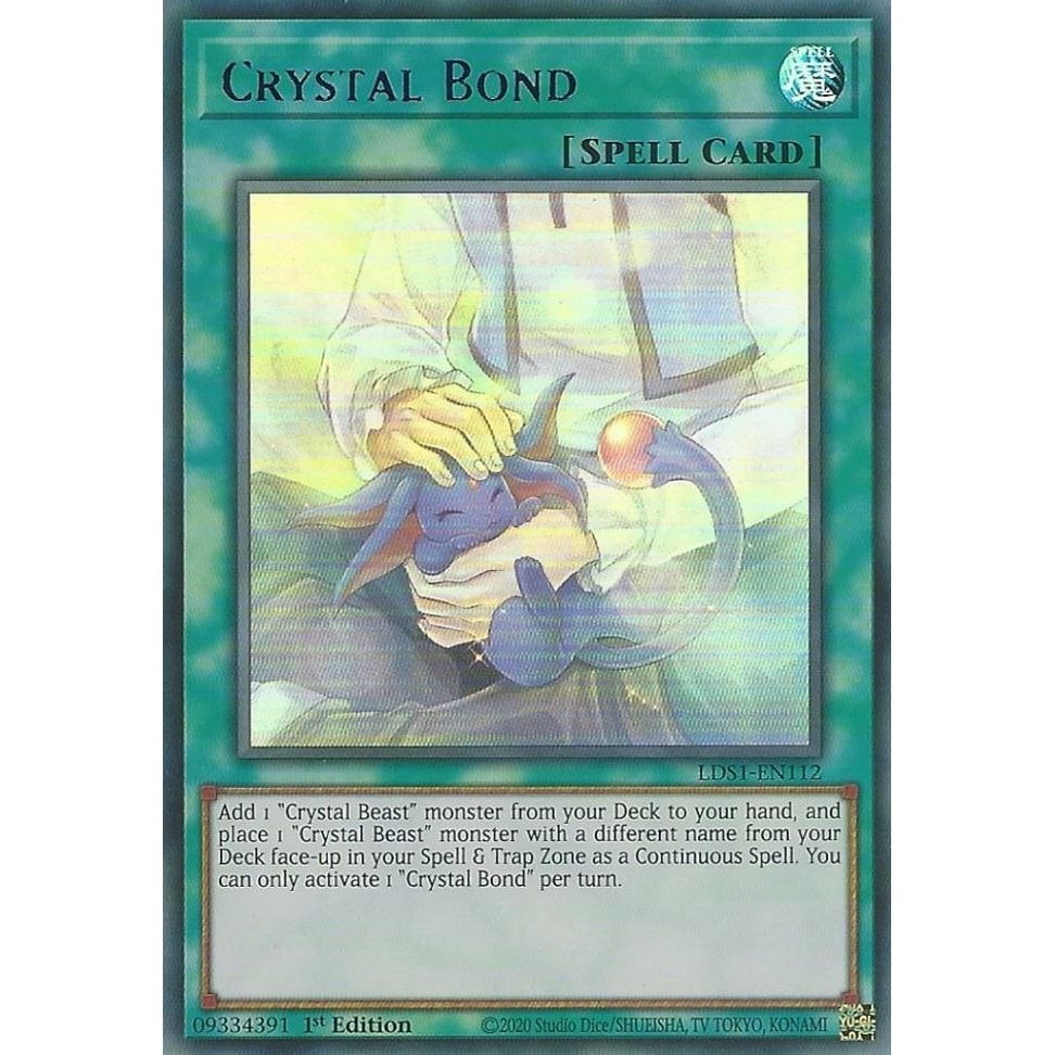 Image for Crystal Bond (Blue) (LDS1-EN112) (LDS1) - YuGiOh