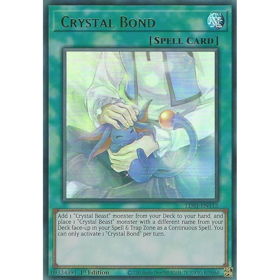 Image for Crystal Bond (Green) (LDS1-EN112) (LDS1) - YuGiOh