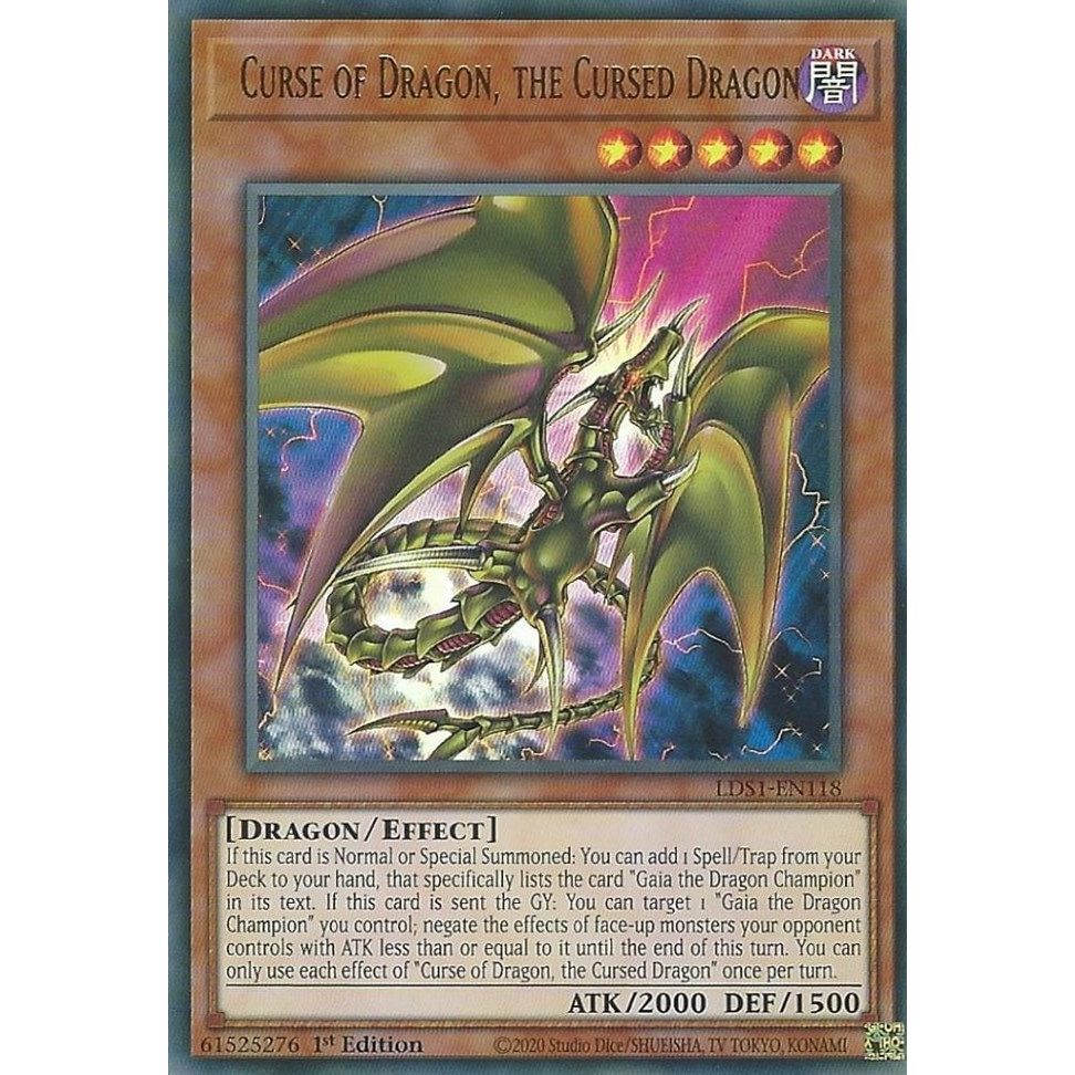 Image for Curse of Dragon, the Cursed Dragon (LDS1-EN118) (LDS1) - YuGiOh