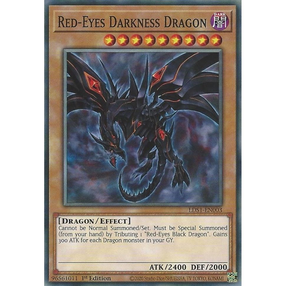Image for Red-Eyes Darkness Dragon (LDS1-EN003) (LDS1) - YuGiOh